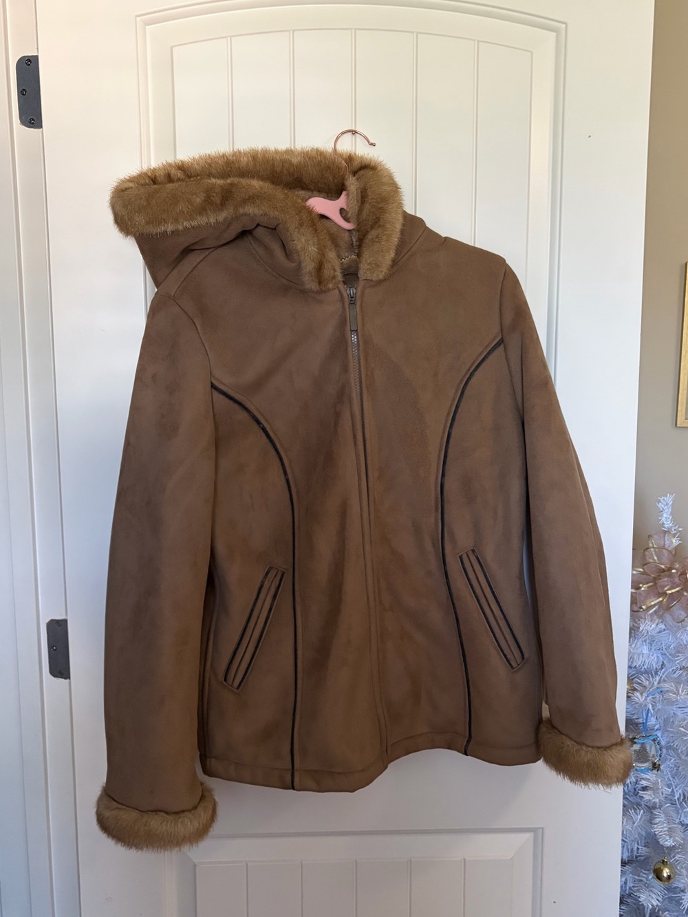 suede winter jacket
